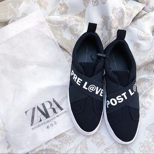 ZARA Slogan Sneakers